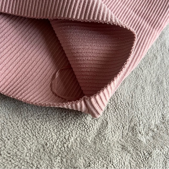 NWT Bluivy Essential Ribbed Knit Sleeveless Tank Top Lavender Blush Dusty Pink - Picture 9 of 12